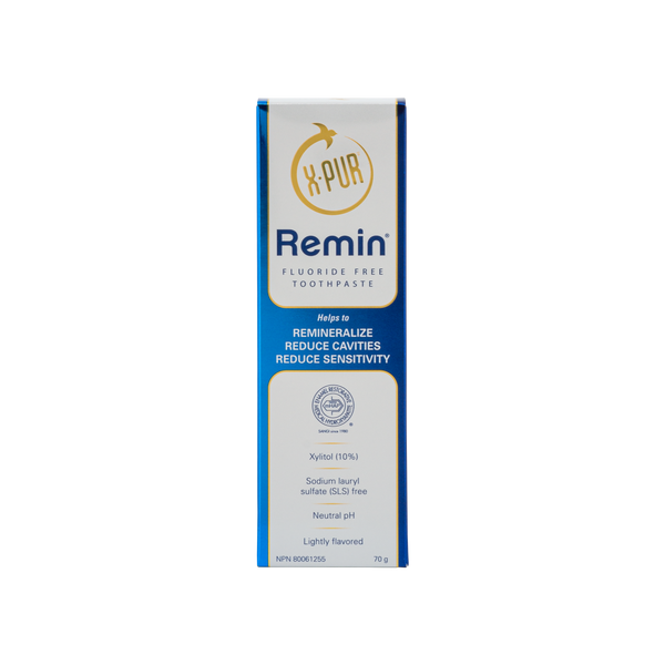 Fluoride-Free Toothpaste for Weakened Enamel - X-PUR Remin – Oral ...