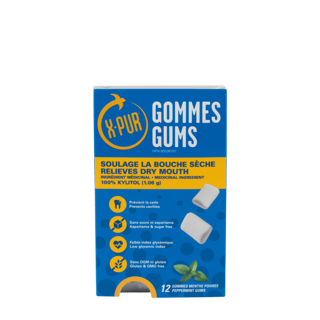 Chewing Gum Against Dry Mouth Blister Pack XPUR Oral Science